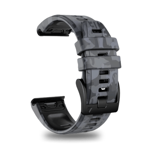 Horonix Black Camo Watch Band – tactical camo replacement strap for Pathfinder X6 smartwatch